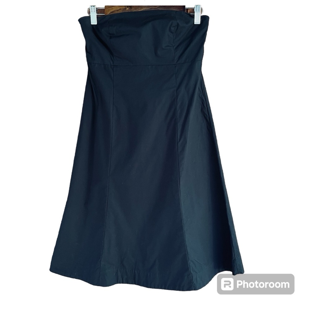 GAP Strapless Little Black Dress Women's Size 6 Knee Length Back Zip Closure